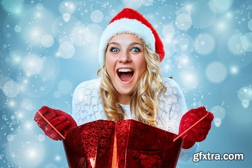 Collection of New Year Shopping Girl Christmas shopping 25 HQ Jpeg