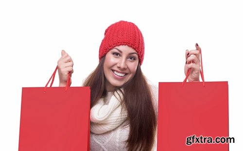 Collection of New Year Shopping Girl Christmas shopping 25 HQ Jpeg