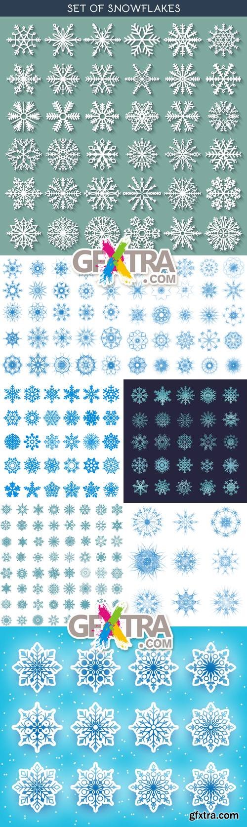 Snowflakes Vector 4