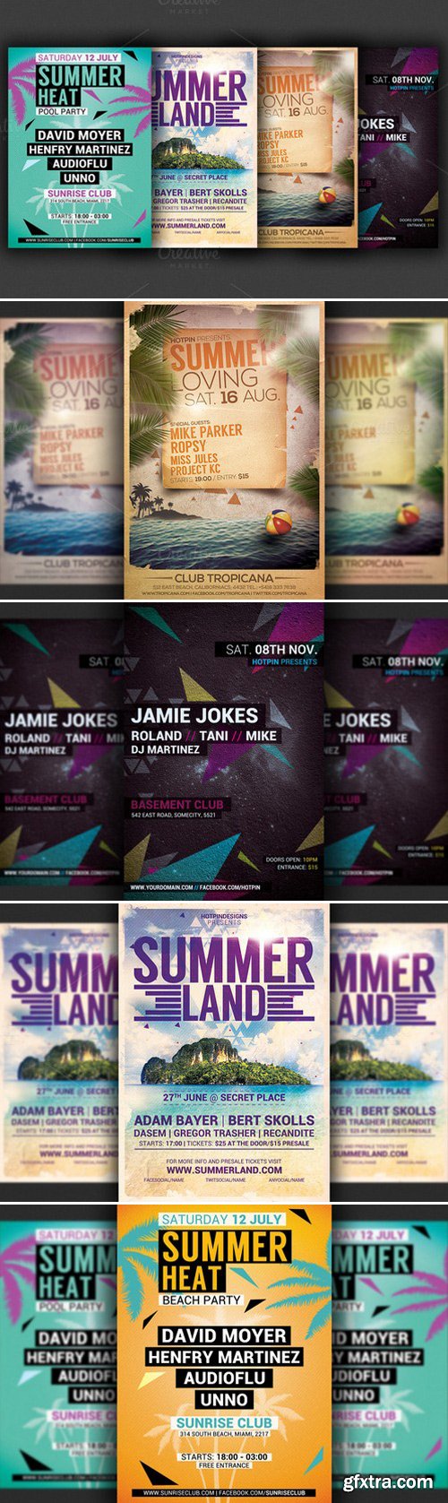 CM - The Summer Party Flyer Bundle 282816