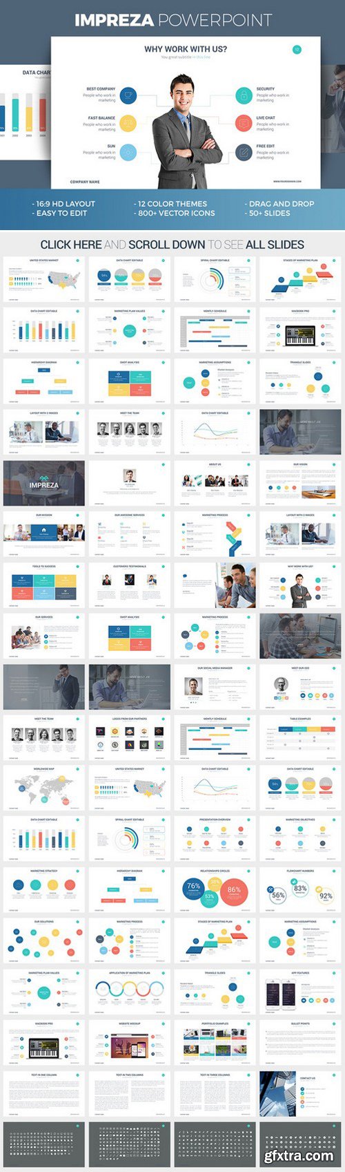 CM - Impreza Powerpoint Template 412035