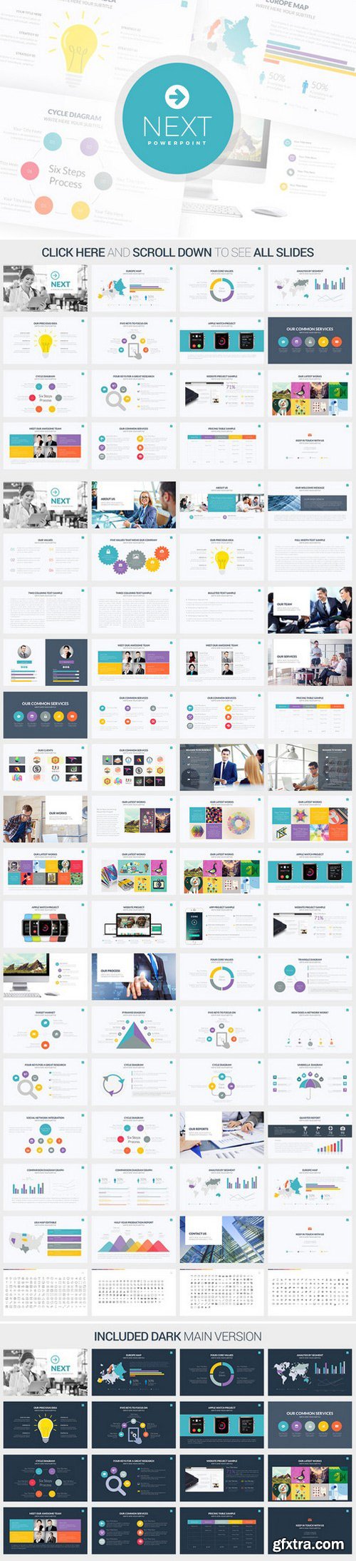 CM - Next Powerpoint Template 412039