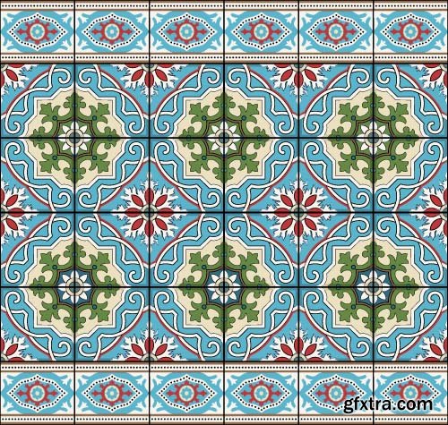 Seamless Tile Patterns Part 02 - 15x EPS