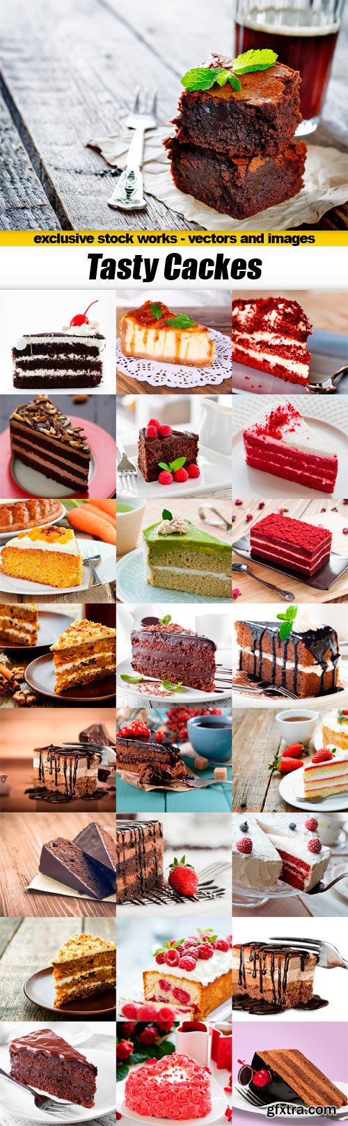 Tasty Cakes - 25x JPEGs