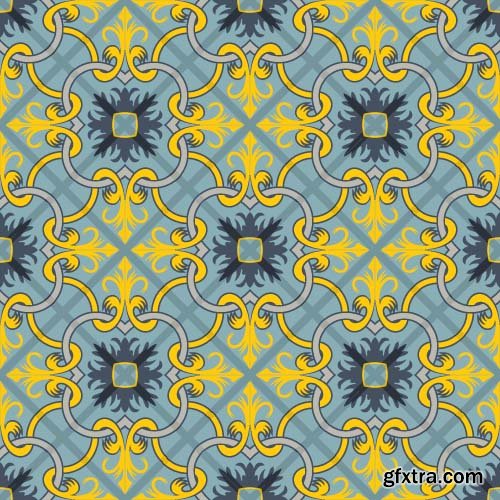 Seamless Tile Patterns Part 03 - 15x EPS