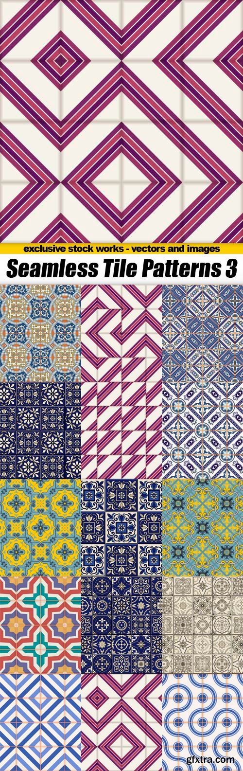 Seamless Tile Patterns Part 03 - 15x EPS