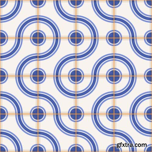 Seamless Tile Patterns Part 03 - 15x EPS