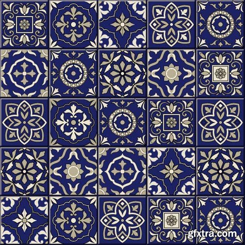 Seamless Tile Patterns Part 03 - 15x EPS