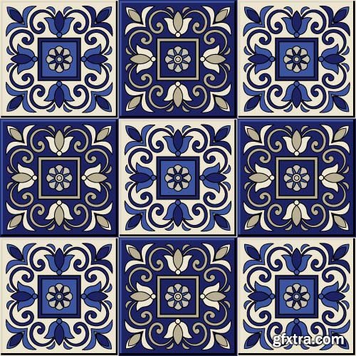 Seamless Tile Patterns Part 03 - 15x EPS