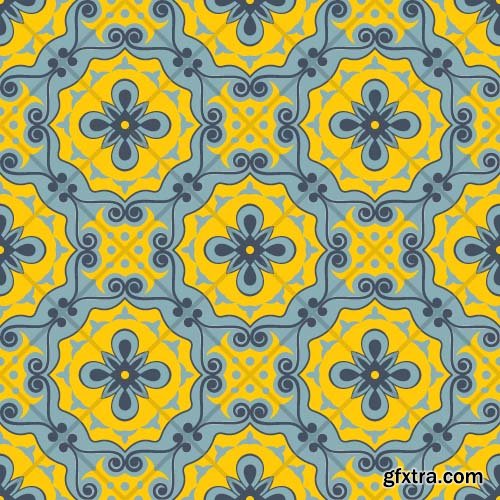 Seamless Tile Patterns Part 03 - 15x EPS