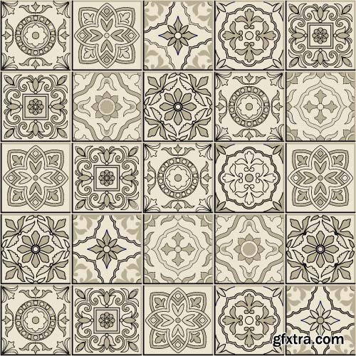 Seamless Tile Patterns Part 03 - 15x EPS