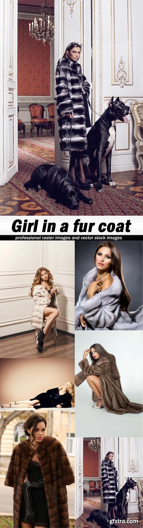 Girl in a fur coat