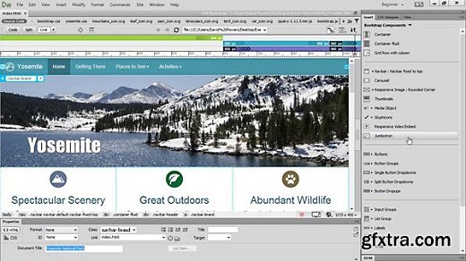 Responsive Design with Bootstrap and Dreamweaver CC 2015 (updated Dec 01, 2015)