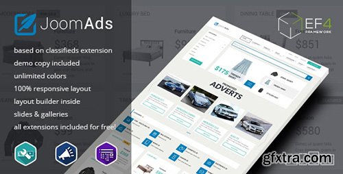 ThemeForest - JoomAds v1.01 - multipurpose listings site - 7795334