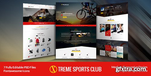 ThemeForest - Xtreme Sports club - PSD Template (Update: 10 December 14) - 8825771