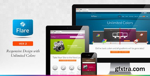 ThemeForest - Flare v2.0.4 - Responsive Business & Portfolio WP Theme - 1969512