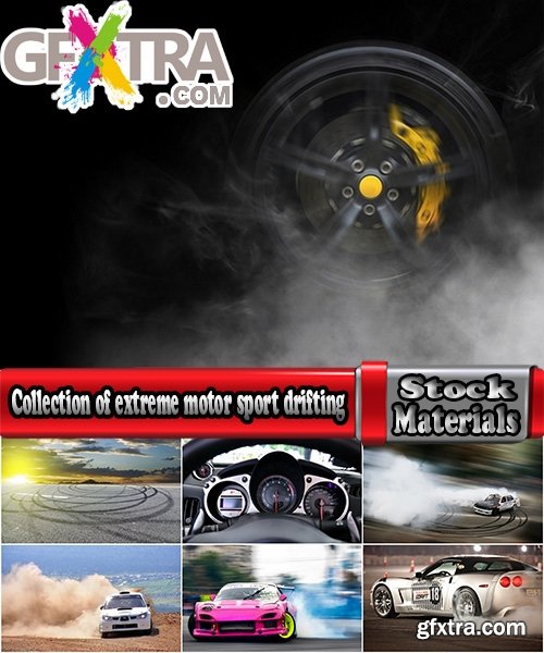 Collection of extreme motor sport drifting wheel slip sliding on the asphalt 25 HQ Jpeg