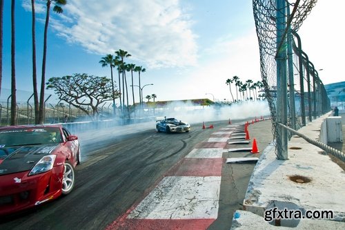 Collection of extreme motor sport drifting wheel slip sliding on the asphalt 25 HQ Jpeg