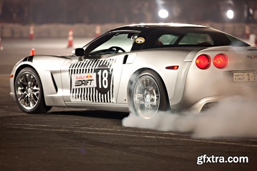 Collection of extreme motor sport drifting wheel slip sliding on the asphalt 25 HQ Jpeg