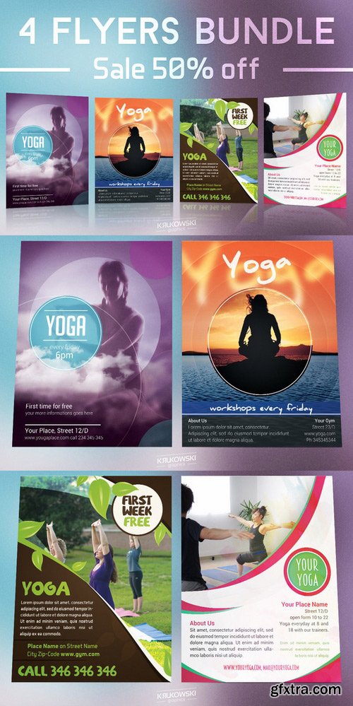 CM - Yoga Flyers Bundle 416059