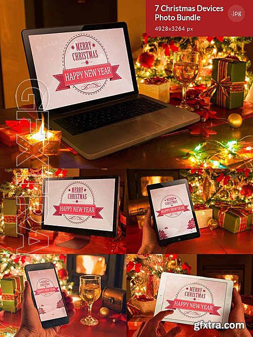 CM - 7 Christmas Devices Photo Bundle 456591