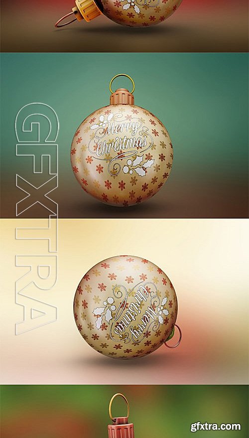 CM - BUNDLE Christmas Ball Mock-Up 457024