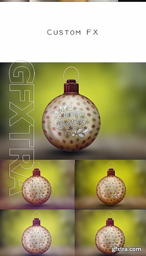 CM - BUNDLE Christmas Ball Mock-Up 457024