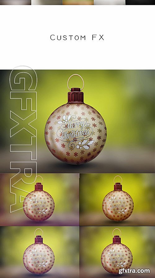 CM - BUNDLE Christmas Ball Mock-Up 457024