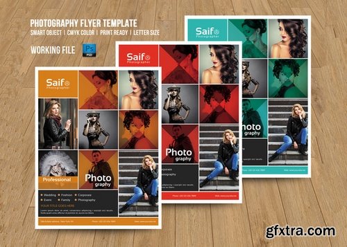 CM - Photography Flyer | 3 Color | V134 450564