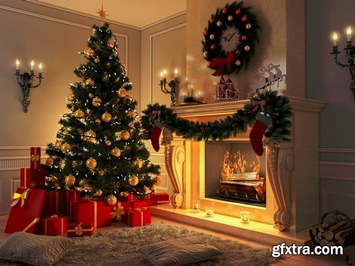 Christmas home interior