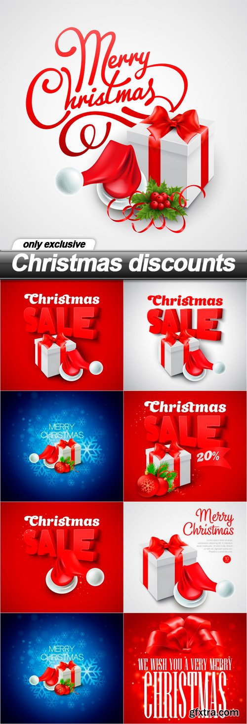 Christmas discounts - 9 EPS