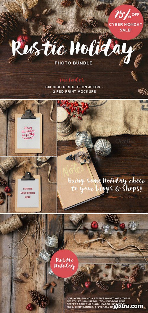 CM - Rustic Holiday Photo Bundle 455121