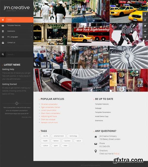 Joomla-Monster - JM Creative v1.02 - Joomla 2.5 & 3.x Template