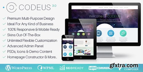 ThemeForest - Codeus v3.2.2 - Multi-Purpose Responsive Wordpress Theme - 6906054