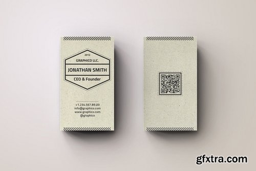 CM - Simple Textured Business Card - 20 223788