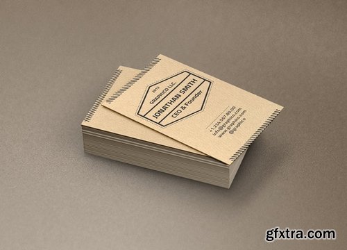 CM - Simple Textured Business Card - 20 223788