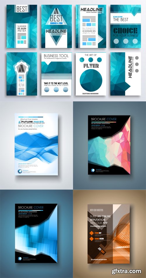 5 Vector Brochure Templates Flyer Design