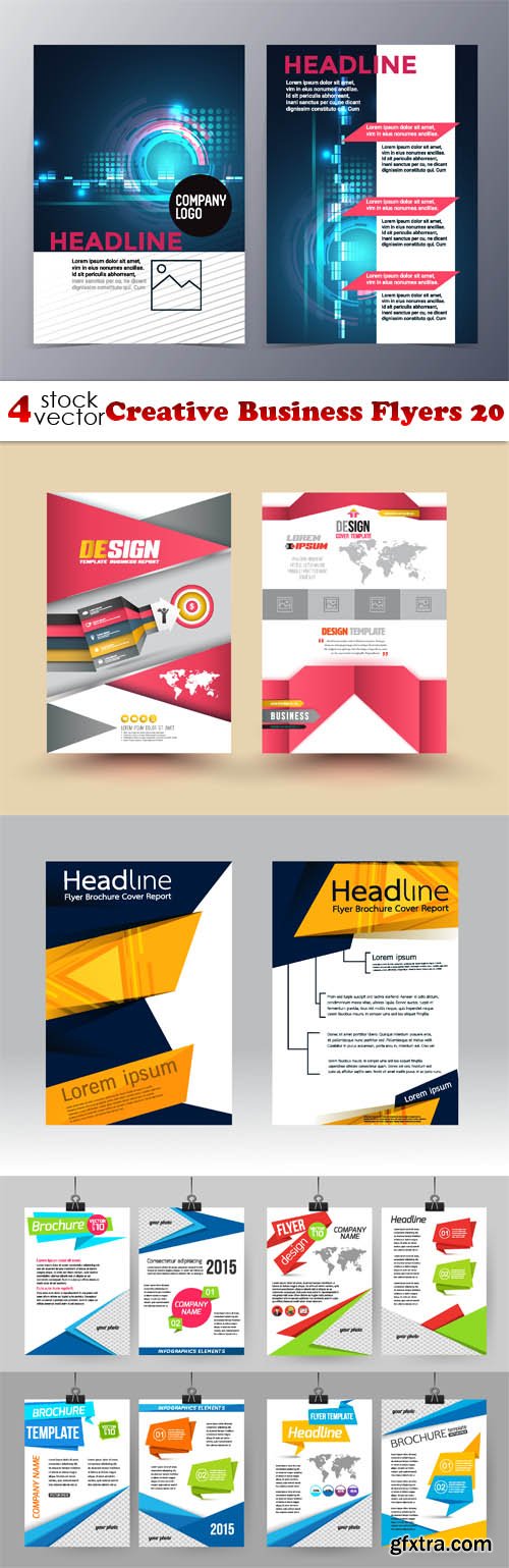 Vectors - Creative Business Flyers 20