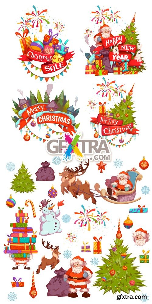 Christmas Icons Vector 4