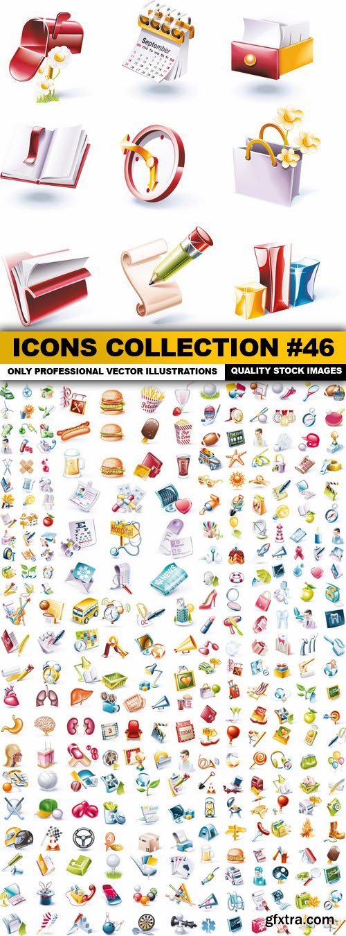 Icons Collection 46 - 35 Vector