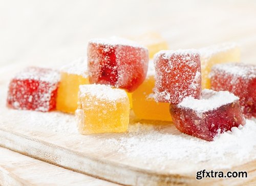 Sweet pieces of turkish delight - 15 UHQ JPEG