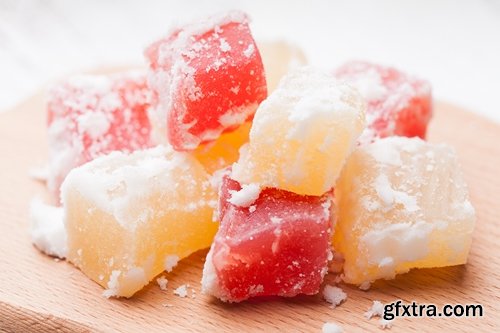 Sweet pieces of turkish delight - 15 UHQ JPEG