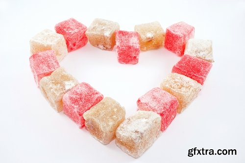 Sweet pieces of turkish delight - 15 UHQ JPEG