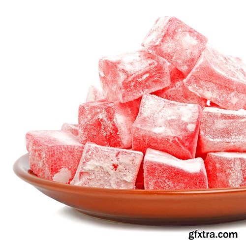 Sweet pieces of turkish delight - 15 UHQ JPEG