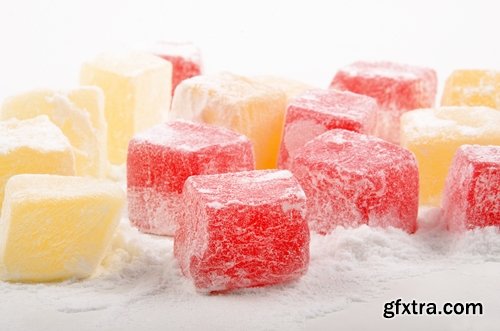 Sweet pieces of turkish delight - 15 UHQ JPEG