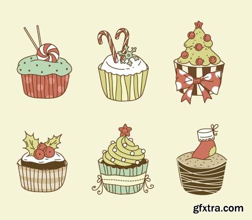 Christmas cupcake 1