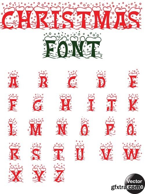 Christmas fonts