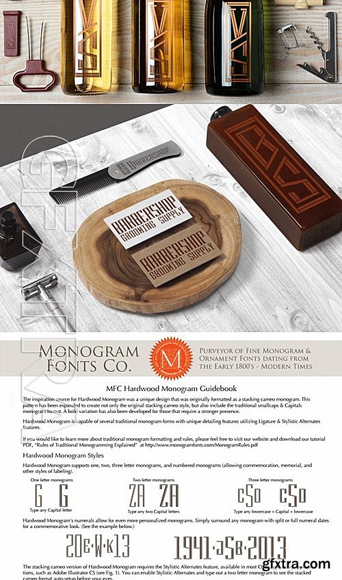 CM - MFC Hardwood Monogram 458778