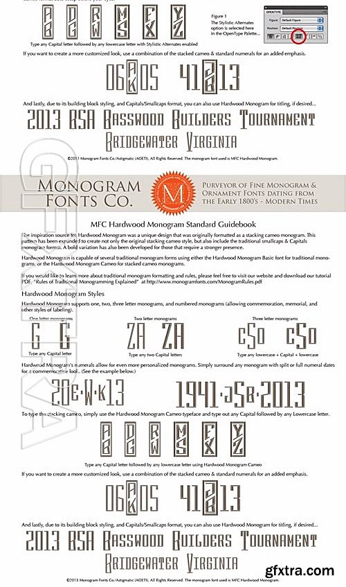 CM - MFC Hardwood Monogram 458778