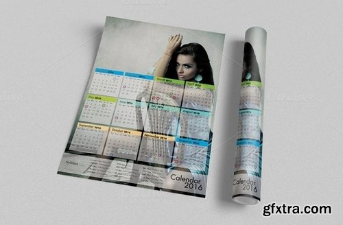 CM - 4x Calendar 2016 Template Bundle 417010